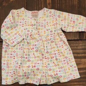 Zutano Baby Dress with Colorful Pattern